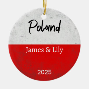 Ornamento de la bandera de Polonia, Polonia person