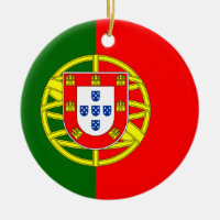 Ornamento de la bandera de Portugal