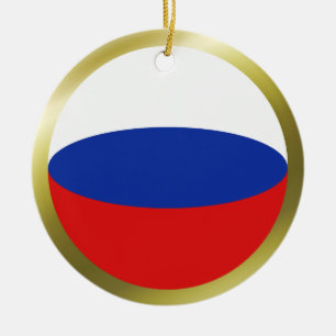 Ornamento de la bandera de Rusia