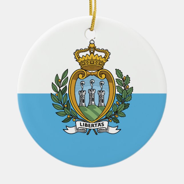 Ornamento de la bandera de Samoa (Frente)