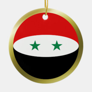Ornamento de la bandera de Siria