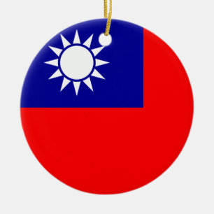 Ornamento de la bandera de Taiwán
