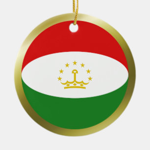 Ornamento de la bandera de Tayikistán