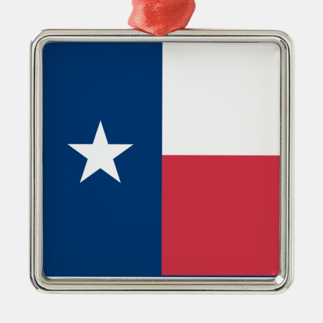 Ornamento de la bandera de Texas (Frente)