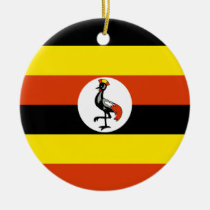 Ornamento de la bandera de Uganda