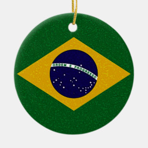 Ornamento de la BANDERA del BRASIL