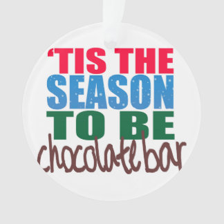 Ornamento de la barra de chocolate