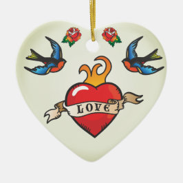 Ornamento de la boda del tatuaje favorece la boda