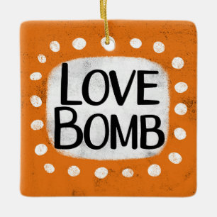 Ornamento de la bomba de amor