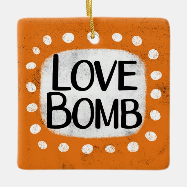 Ornamento de la bomba de amor (Anverso)