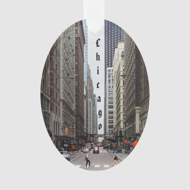 Ornamento de la calle Chicago Madison (Anverso)