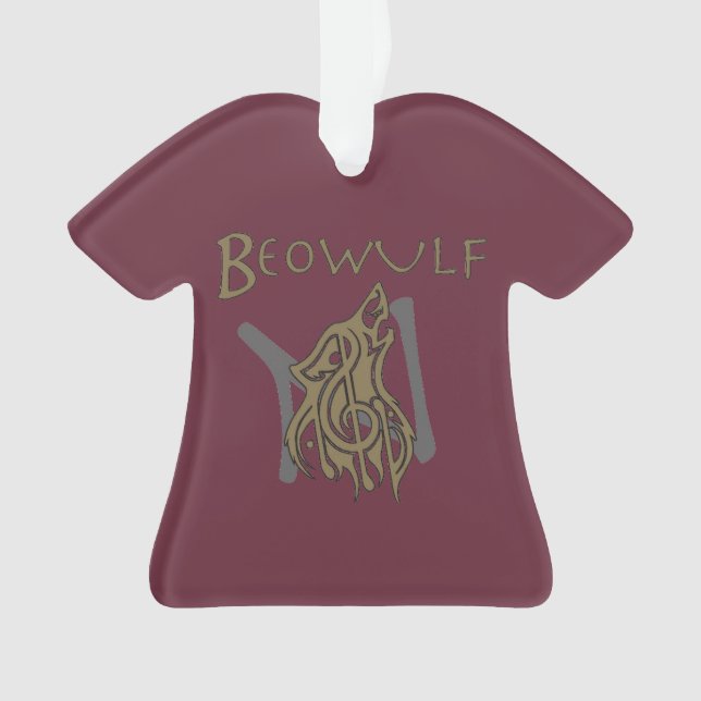 Ornamento de la camiseta de Beowulf de 2018 (Anverso)