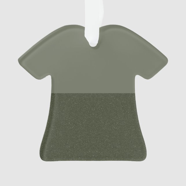 Ornamento de la camiseta de Moss Duo-Tone - Person (Anverso)