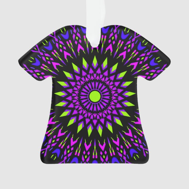 Ornamento de la camiseta del Hippie. ¡Bebé (Anverso)