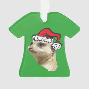 Ornamento de la camiseta del Personalizable Meerka