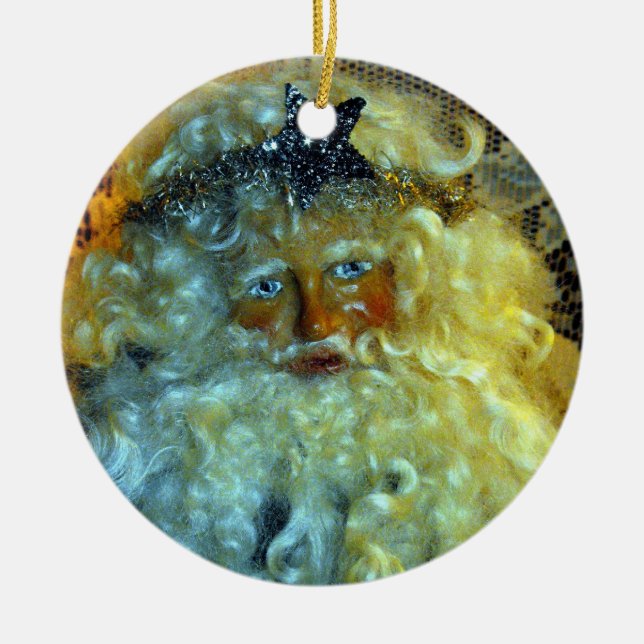 Ornamento de la cara de Santa (Frente)