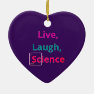 Ornamento de la ciencia de la risa en vivo