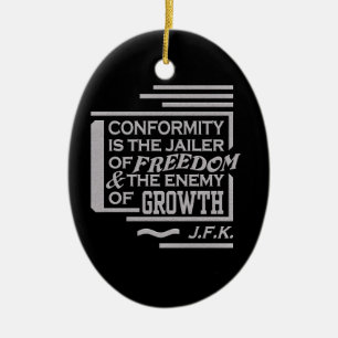 Ornamento de la cita de JFK