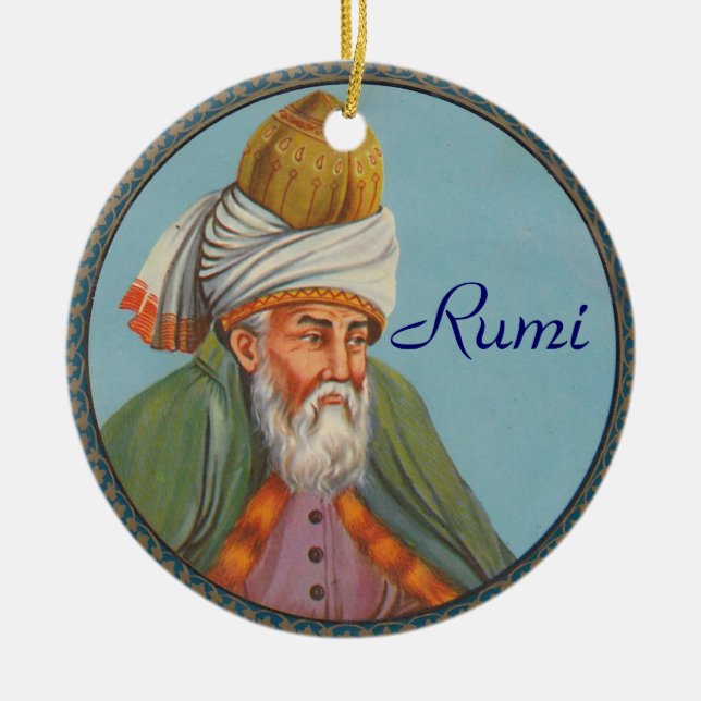 Ornamento de la cita de Rumi (Frente)