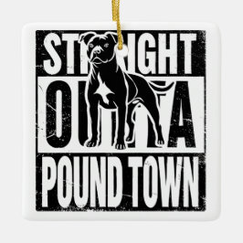 Ornamento de la ciudad de Straight Outta Pound