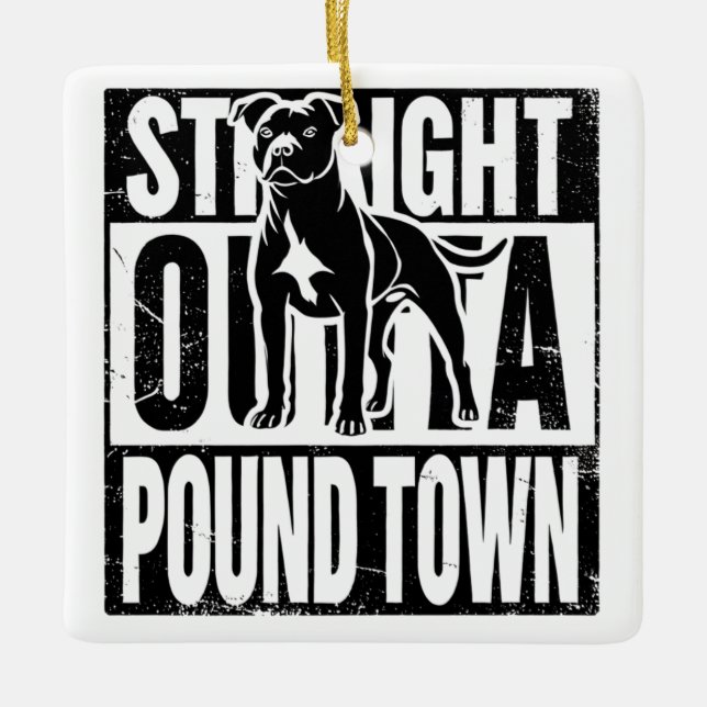 Ornamento de la ciudad de Straight Outta Pound (Anverso)