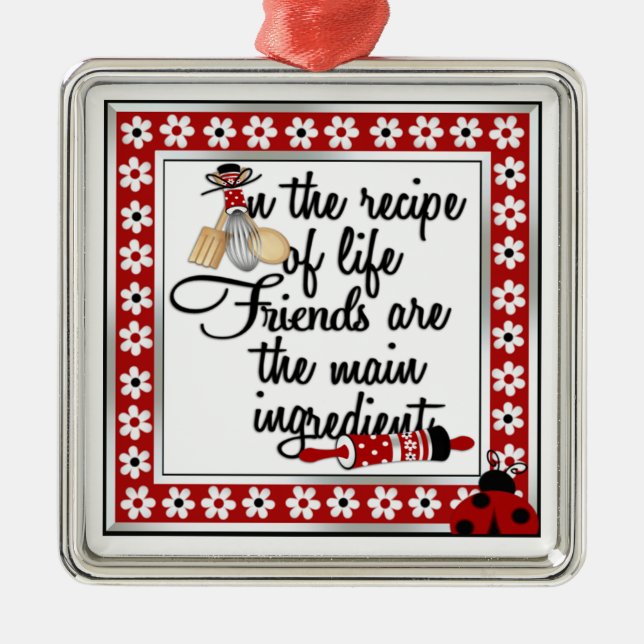 Ornamento de la cocina del amigo (Frente)