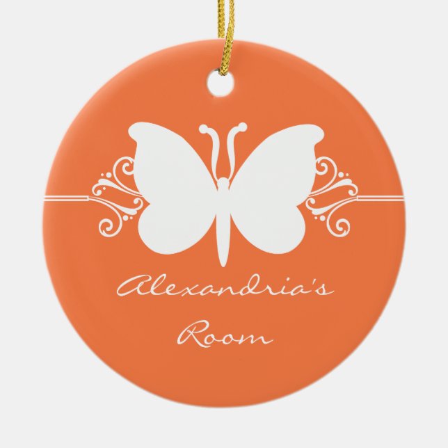 Ornamento de la colgante de la puerta de la maripo (Frente)