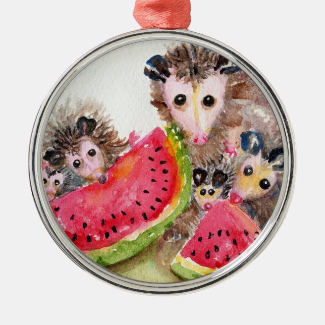 Ornamento de la comida campestre de la familia del (Frente)