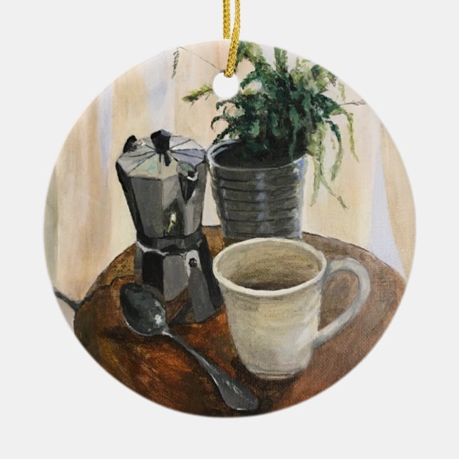 Ornamento de la Copa del Café (Frente)