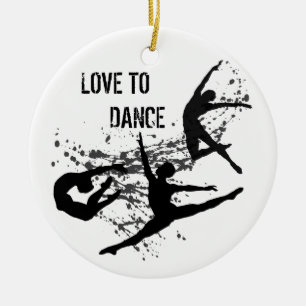 Ornamento de la danza (personalizable)