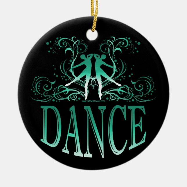 Ornamento de la danza (verde) (Frente)