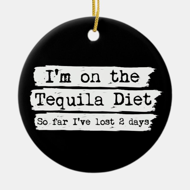 Ornamento de la dieta de Tequila (Frente)