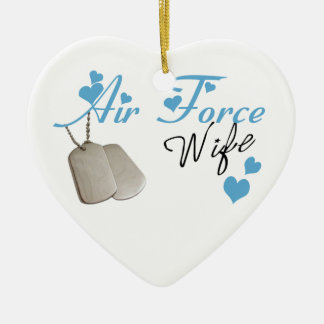 Ornamento de la esposa de la fuerza aérea