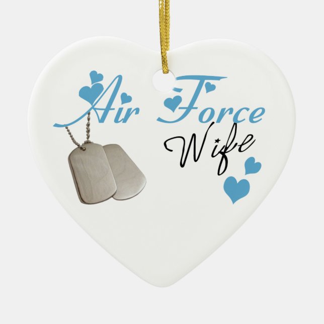 Ornamento de la esposa de la fuerza aérea (Frente)