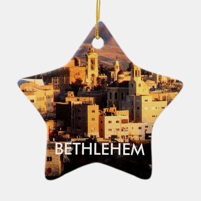 Ornamento de la estrella de Belén (Frente)