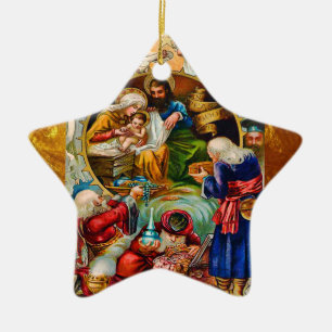 Ornamento de la estrella de la natividad del