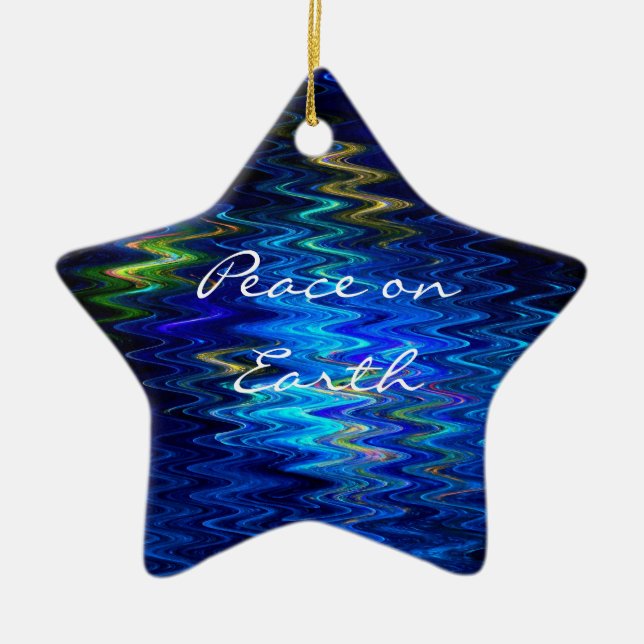 Ornamento de la estrella de la tierra de (Frente)