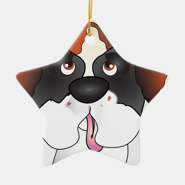 Ornamento de la estrella de St Bernard (Frente)