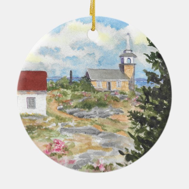 Ornamento de la estrella de Star Island Isles Shoa (Atrás)