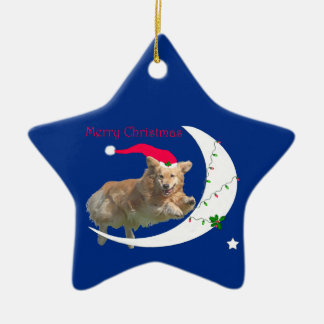 Ornamento de la estrella del navidad del golden