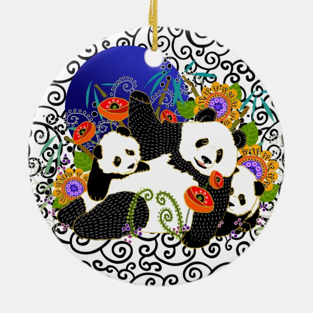 ORNAMENTO DE LA FAMILIA BINDI PANDA (Atrás)