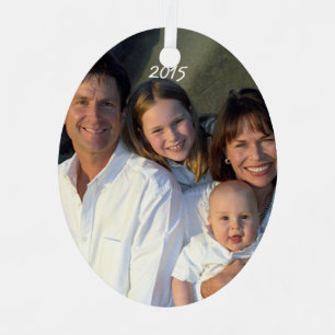 Ornamento de la familia de navidades foto de Damas