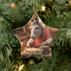 Ornamento de la familia del burro bebé, regalos de