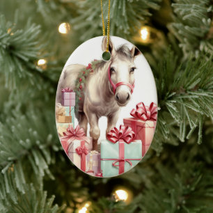 Ornamento de la familia del burro bebé, regalos de