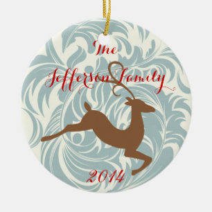 Ornamento de la familia Rein Deer de Navidades Per