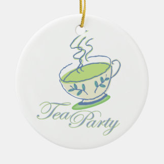 Ornamento de la fiesta del té