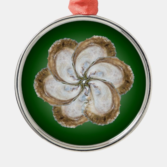Ornamento de la flor de la ostra - diseño C (Frente)