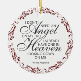 Ornamento de la foto conmemorativa