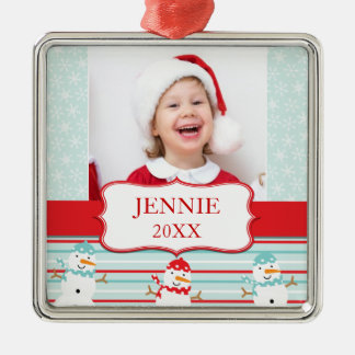 ORNAMENTO DE LA FOTO DE LAS FELICES NAVIDAD DE LOS