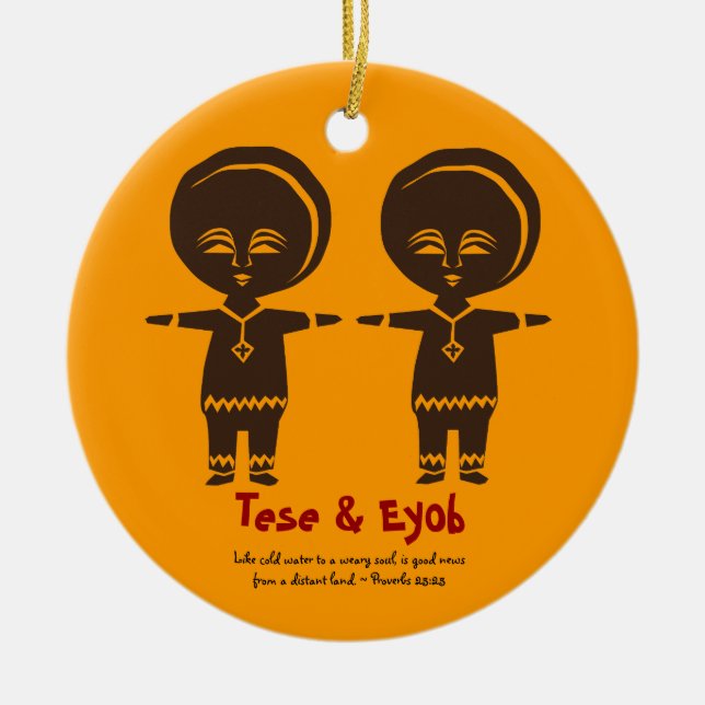 Ornamento de la foto de los hermanos del amor de (Frente)